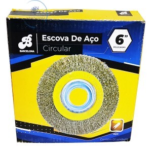 ESCOVA DE AÇO CIRCULAR 6