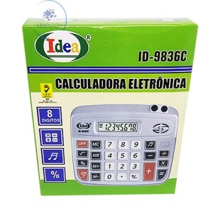 CALCULADORA ELETRÔNICA 8 DÍGITOS (ID-9836C)