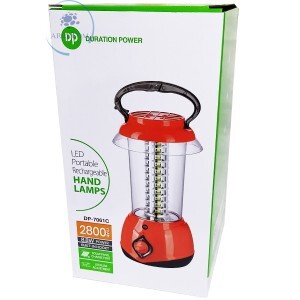 LAMPIÃO DE LED RECARREGÁVEL 8.8W (DP-7061C).