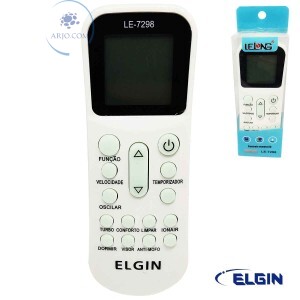 CONTROLE REMOTO AR CONDICIONADO ELGIN (LE-7298)