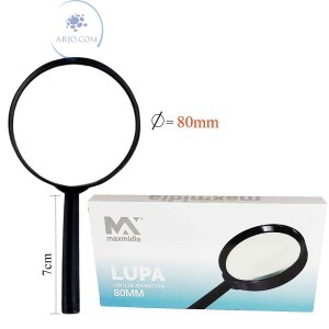LUPA DE MÃO 80mm (MAX-66804-3)