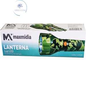 LANTERNA LUZ LED A PILHA (MAX-29913-51).