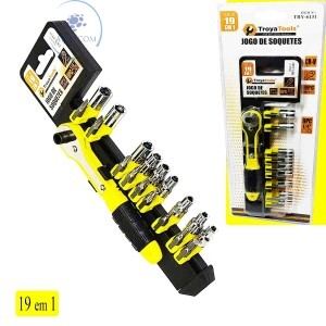 JOGO DE SOQUETES 19 EM 1 (TRY-6131)