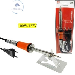 FERRO DE SOLDA PROFISSIONAL 100W / 127V (BAR-58224-7)