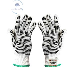 LUVA PIGMENTADA DE ALGODÃO 1 PAR (TRY-9800)