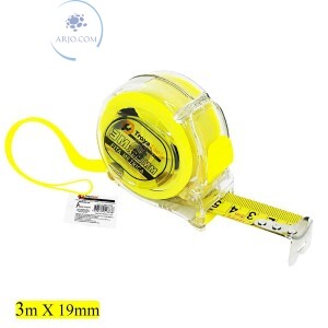 TRENA TRANSPARENTE 3mX19mm COM TRAVA E IMÃ (TRY-9300)