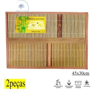 JOGO AMERICANO BAMBU 2 PEÇAS (KL0271)