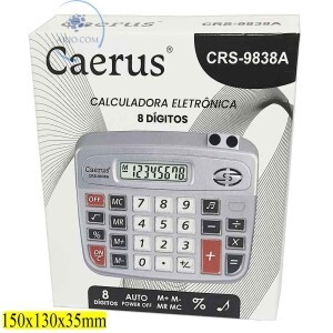 CALCULADORA ELETRÔNICA 8 DÍGITOS (CRS-9838A)