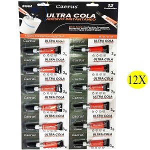 ULTRA COLA ADESIVO INSTANTÂNEA 12 UNIDADES (CRS-2528)