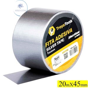 FITA ADESIVA SILVER TAPE 20mX45mm (TRY-0116)