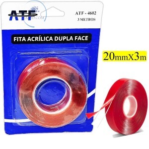 FITA DUPLA FACE ACRÍLICA 3 METROS (ATF-4602)