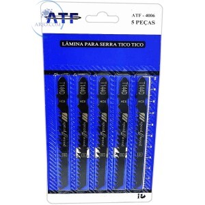 JOGO DE LÂMINAS PARA SERRA TICO TICO (ATF-4006)