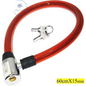 CADEADO BICICLETA 60cmX15mm (ATF-4051)