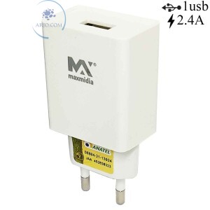 CARREGADOR TOMADA USB 2.4A  (MAX-CAR155)