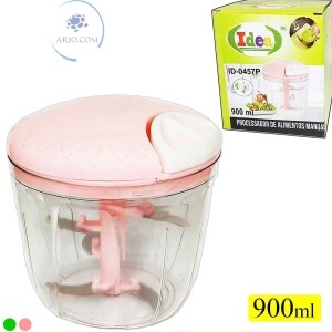 PROCESSADOR DE ALIMENTOS MANUAL 900ml (ID-0457P)