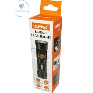 LANTERNA RECARREGÁVEL USB (LE-8313)