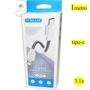 CABO USB TURBO 3.1A TIPO-C 1m (LE-841C)