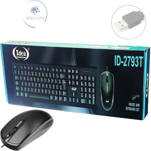 CONJUNTO TECLADO E MOUSE COM FIO PARA PC (ID-2793T
