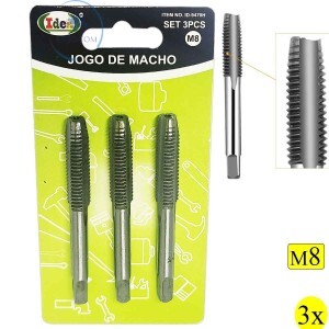 JOGO DE MACHO M8 3PEÇAS (ID-9470H)