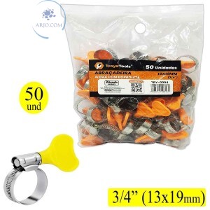 ABRAÇADEIRA ALEMÃ COM BORBOLETA 50 UNIDADES (TRY-0094)