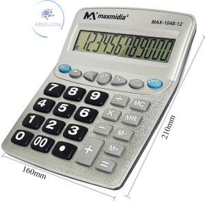 CALCULADORA ELETRÔNICA 12 DÍGITOS (MAX-1048-12)