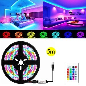 FITA DE LED 5 METROS RGB USB (LE-2227)