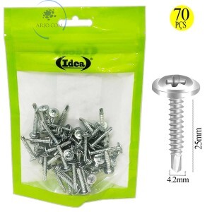 PARAFUSO BROCANTE 50 UNIDADES 4.2mm X 25mm (ID-0183P)